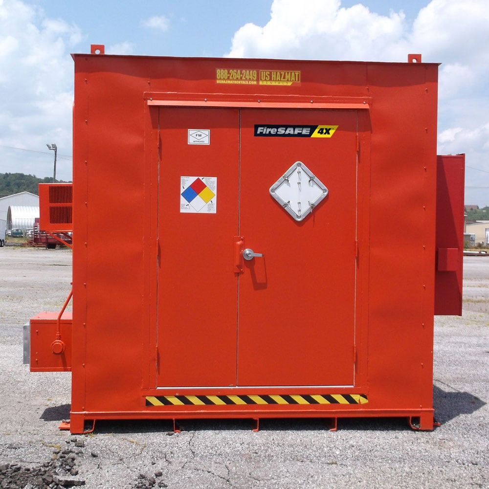 Fire Rated Chemical Storage Locker HAZMAT SL2208 U.S. Hazmat Rentals