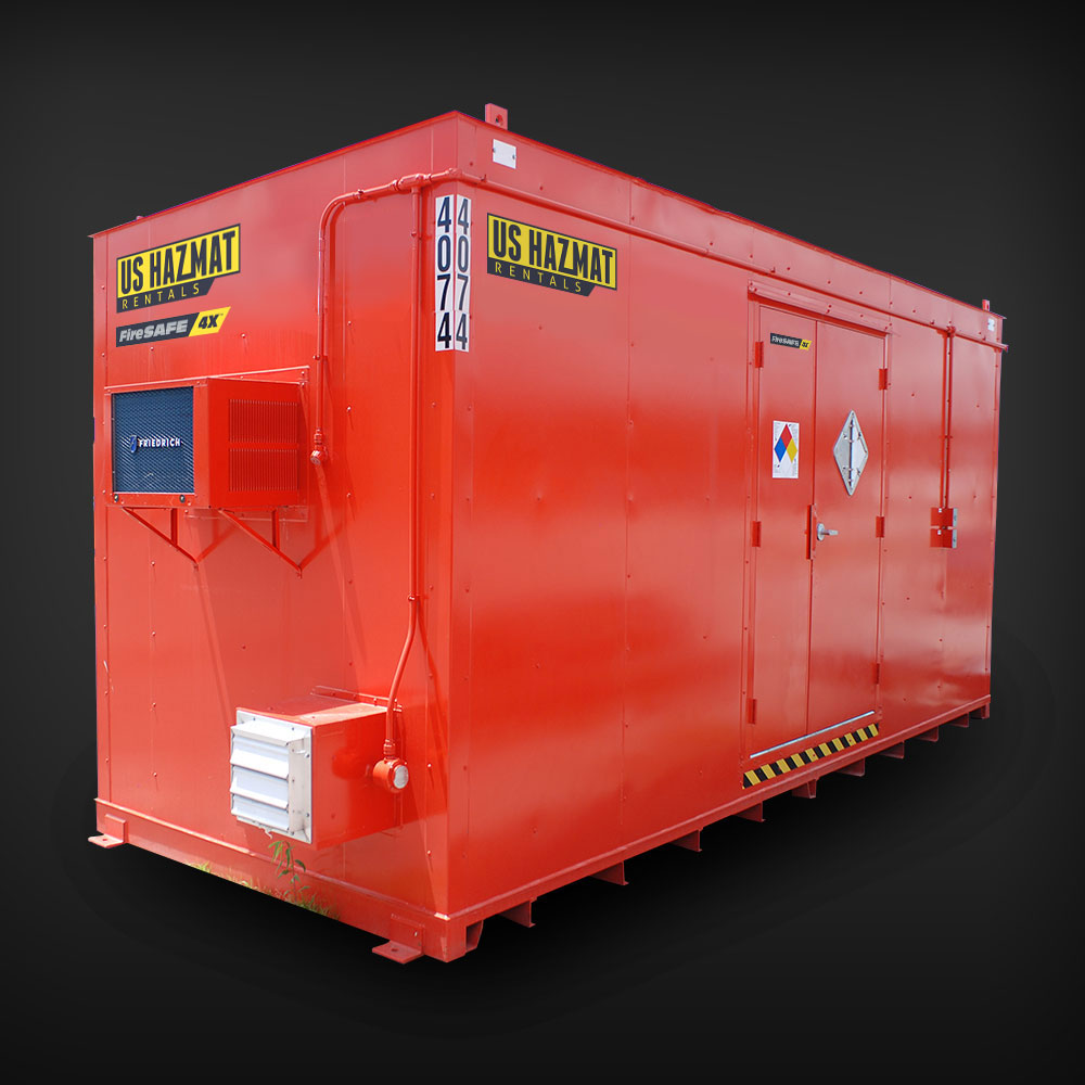 Fire Rated Chemical Storage Locker HAZMAT SL2208 U.S. Hazmat Rentals