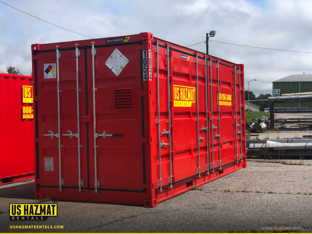 What size chemical storage locker do I need?